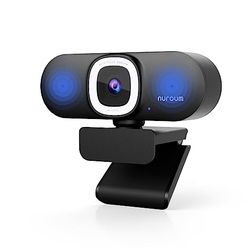 Amazon.co.jp: Nuroum 4K WEBカメラ LEDリングライト付き ウェブ